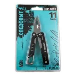 Плоскогубцы "СЛЕДОПЫТ-EXPLORER", 105х42х18мм, 11 предметов