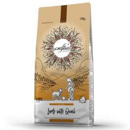 7кг Корм Craftia Natura Puppy Medium&Large для щенков средних и крупных пород из Ягненка с перепелкой