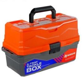 Ящик Tackle Box Nisus для снастей трехполочный, оранжевый