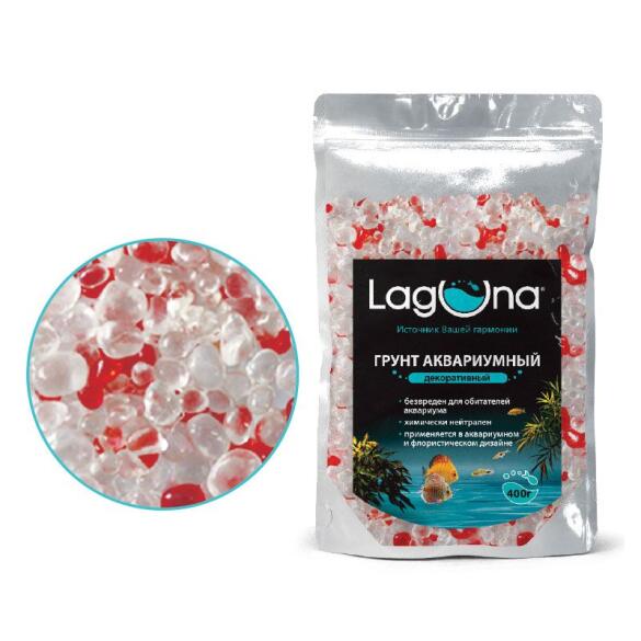 Грунт 016AR акриловый, 400г, белый/красный, Laguna