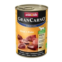 400гр Консервы Animonda Gran Carno Adult для взрослых собак, кусочки с говядиной и индейкой