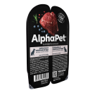 100г Влажный корм AlphaPet WOW для собак, Оленина и северные ягоды в соусе