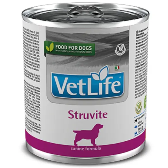 300гр Консервы Farmina Vet Life Natural Diet Dog Struvite диета для собак при струвитном уролитиазе и идиопатическом цистите, паштет