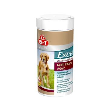 Excel Multi Vit-Adult 8in1 комплексная мультивитаминная добавка для взрослых собак, 70таб