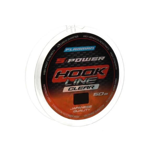 Леска FLAGMAN S-Power Hook Line 50м 0,14мм