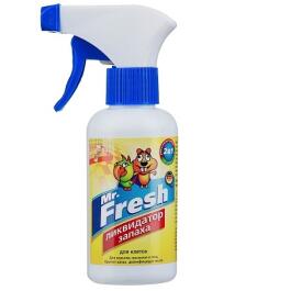 Средство Mr Fresh Ликвидатор запаха для клеток и дезинфекция 200мл спрей