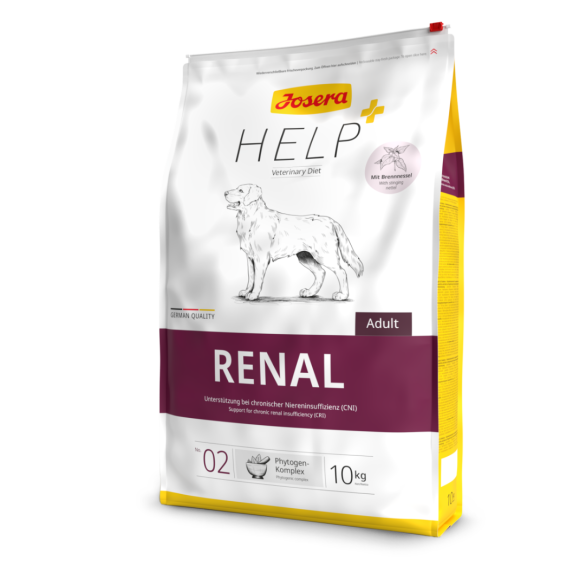 0,9кг Корм Josera Нelp Renal Dog (16,5/18) для взрослых собак с хронической болезнью почек