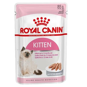 85гр Влажный корм ROYAL CANIN Kitten Loaf для котят с 4 до 12 месяцев, паштет (пауч)
