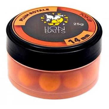 Бойлы плавающие Lion Baits Pop-Up 14мм, Plum Royale, 25гр