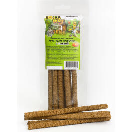 Лакомство БОСПА ЭКО для грызунов хрустящие трубочки с тыквой