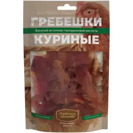 Лакомство "Деревенские лакомства" для собак Гребешки куриные, 50гр