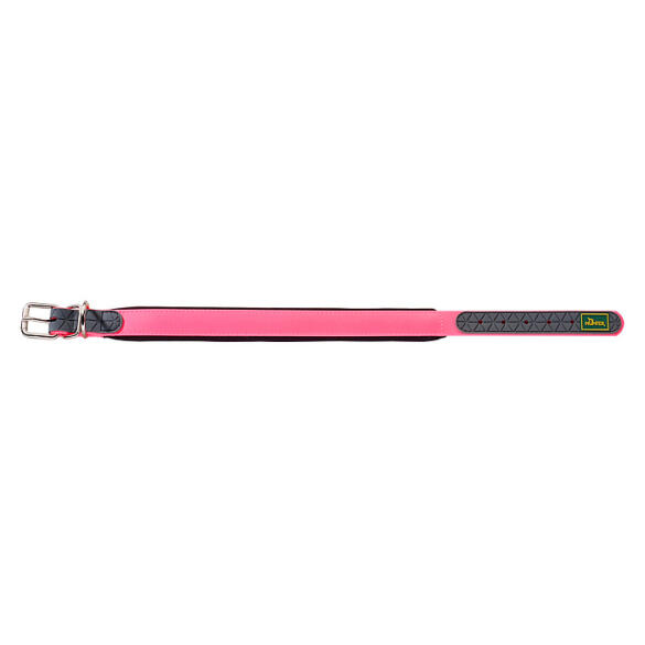 Ошейник HUNTER Collar Convenience Comf для собак 50/M, Неоновый розовый
