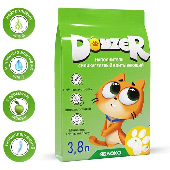 Наполнитель силикагелевый DOYZER, Яблоко, 3,8л