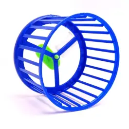 Колесо для грызунов, Голубое 12*8см
