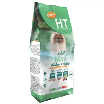 2кг Корм Cennamo HTD Adult MINI CHICKEN/TURKEY для взрослых собак мелких пород с Курицей и Индейкой