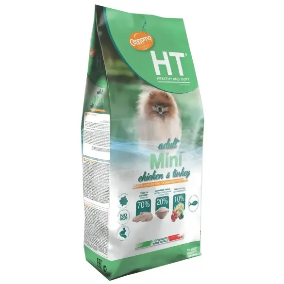 2кг Корм Cennamo HTD Adult MINI CHICKEN/TURKEY для взрослых собак мелких пород с Курицей и Индейкой