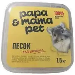 Песок для купания Papa&Mama Pet шиншилл 1,5кг