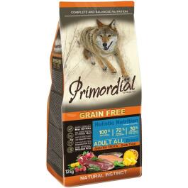 Корм в развес Primordial Holistic Grain-Free Dog Adult Breeders Trout & Duck для взрослых собак всех пород с Форелью и уткой, 1кг