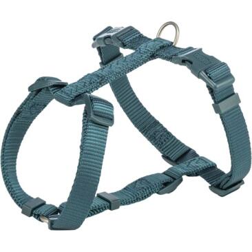 Шлея "TRIXIE" для собак "Premium H-harness",M-L,52–75cм/20мм петроль