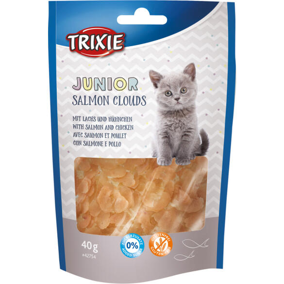 40гр Лакомство TRIXIE Junior для котят, лососевые облака, без глютена и сахара