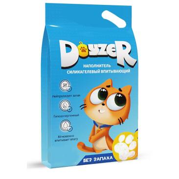 Наполнитель силикагелевый DOYZER  впитывающий без запаха, 3,8л