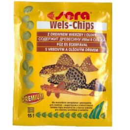 15гр Корм SERA Wels Chips Чипсы для сомов