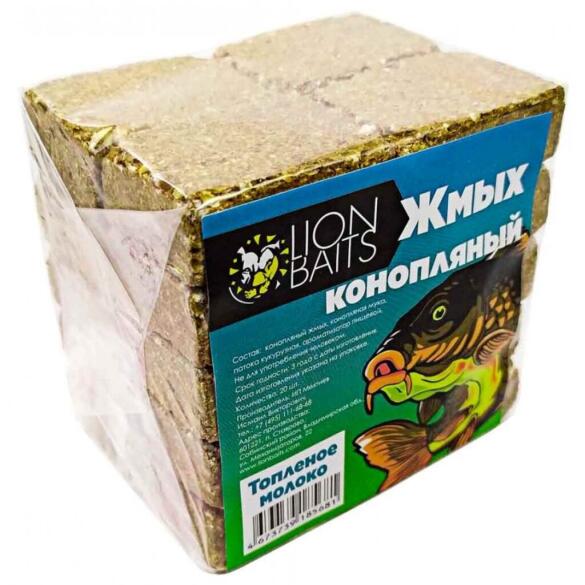 Жмых кукурузный Lion Baits макуха "Топленое молоко", 20шт