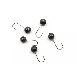 Мормышка вольфрамовая "YAMAN" Шар с отверстием 4мм, черный никель 0,6гр, 1шт