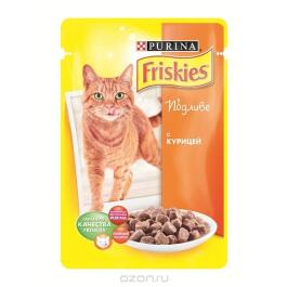 85гр Корм для кошек FRISKIES  с Курицей в подливе