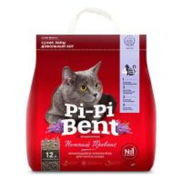 Наполнитель комкующийся Pi-Pi-Bent Нежный прованс, 5кг, 12л