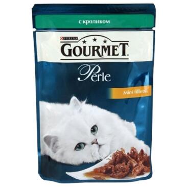 75гр Корм для кошек GOURMET Perle с Кроликом
