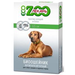 Ошейник ZooЛекарь от блох и клещей для собак, 65см