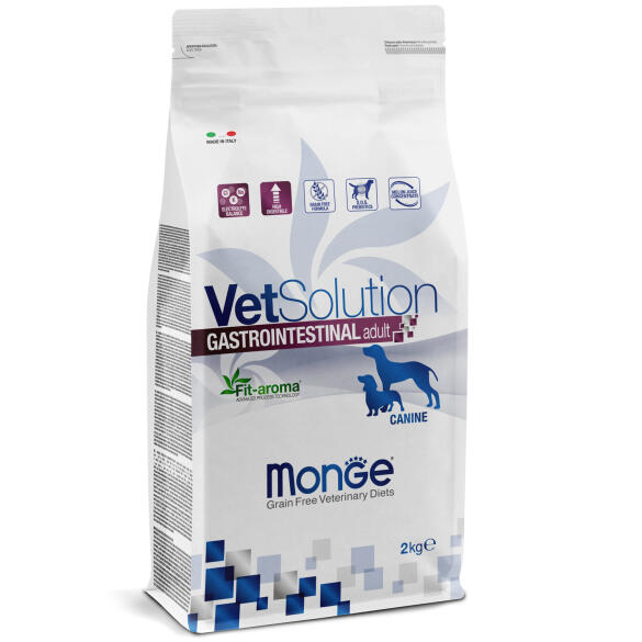 2кг Корм Monge VetSolution Dog Gastrointestinal Вет. диета для собак с заболеваниями ЖКТ