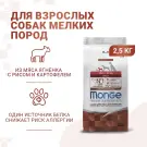 2,5кг Корм Monge Dog Monoprotein Mini Adult Lamb/Rice для взрослых собак мелких пород c Ягненком и рисом