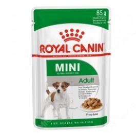 85гр Влажный корм ROYAL CANIN Mini Adult для взрослых собак мелких пород, в соусе (пауч)
