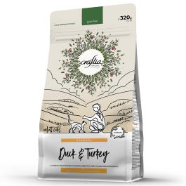 320гр Корм Craftia Harmona Adult Cat беззерновой для взрослых кошек из Утки и индейки