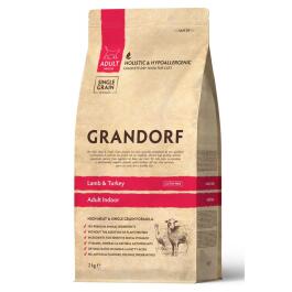 0,4кг Корм GRANDORF CAT Lamb&Turkey INDOOR низкозерновой для взрослых кошек, Ягненок с индейкой