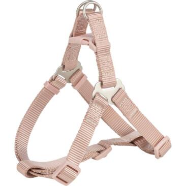 Шлея "TRIXIE" для собак "Premium One Touch harness", М,50–65см/20mm пудровый