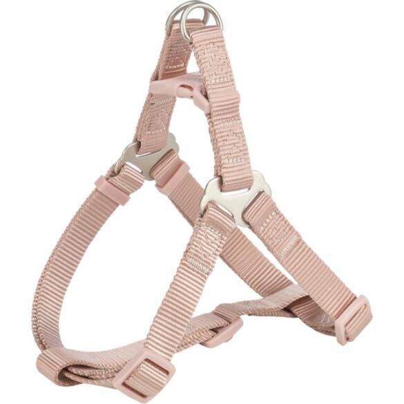 Шлея "TRIXIE" для собак "Premium One Touch harness",S,40–50 cм/15мм пудровая