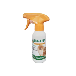 Спрей IN UP для защиты от блох, вшей, клещей и обработки мест обитания кошек и мелких собак, 100мл