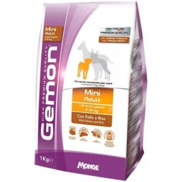 3кг Корм Gemon Dog MINI Adult CHICKEN для взрослых собак мелких пород с Курицей