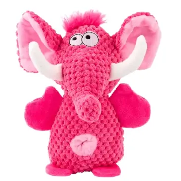 Игрушка Mr.Kranch для собак Слон 21*15см, Розовая