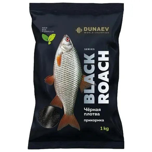 Прикормка DUNAEV BLACK Series 1 кг ROАCH Черная плотва