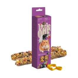 2*60гр Little One Sticks Berries палочки для Хомяков, Крыс, Мышей и Песчанок с ягодами