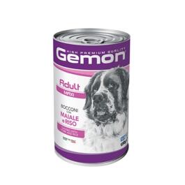 1250гр Gemon Dog MAXI Adult Pork для собак крупных пород кусочки со свининой