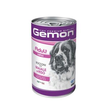 1250гр Gemon Dog MAXI Adult Pork для собак крупных пород кусочки со свининой