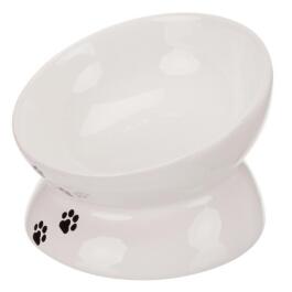 Миска TRIXIE керамическая для кошек эргономичной формы 0,15л 13см