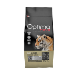 Корм в развес Optima Nova Cat Sterilized Chicken&Rice для стерилизованных кошек, Курица с рисом, 1кг