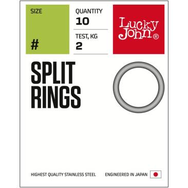 Кольцо заводное Lucky John 5117 №1,10шт 4kg