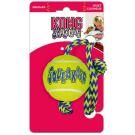 Игрушка KONG Toy Dog SqueakAir Ball для собак мяч с веревкой и пищалкой, 6см